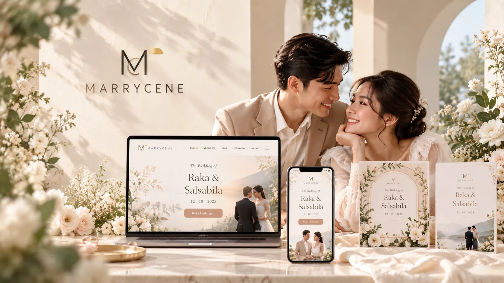 Marrycene wedding theme showcase